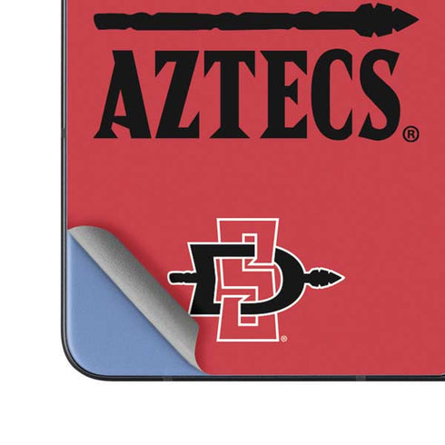 San Diego State University Aztecs Red Galaxy Z Fold5 5G Skin